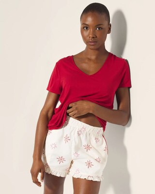 Super Soft Ruffle Pajama Short