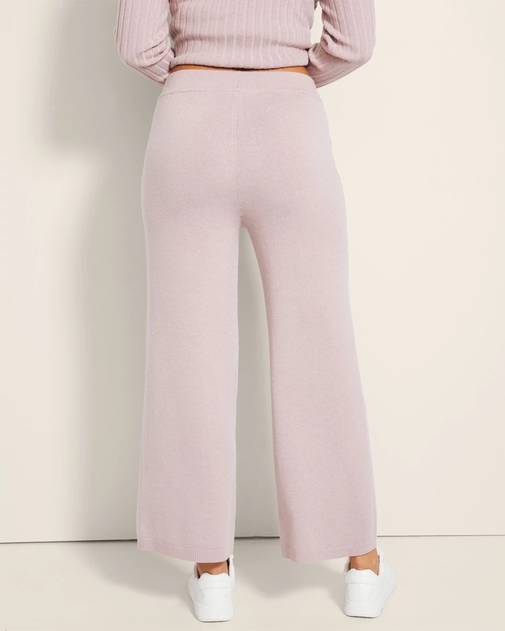Wide-Leg Sweater Pants