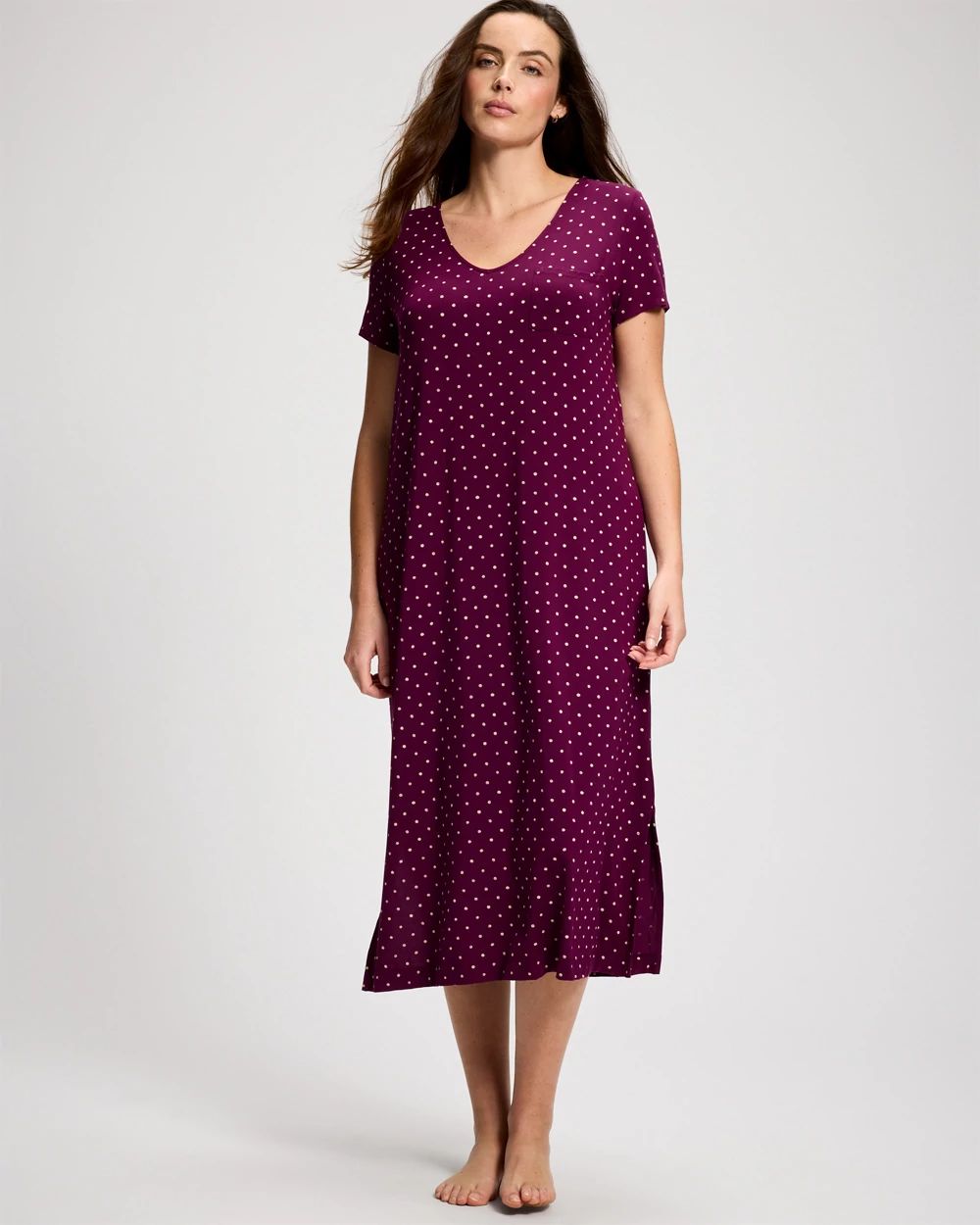 Cool Nights Short Sleeve Long Sleepshirt
