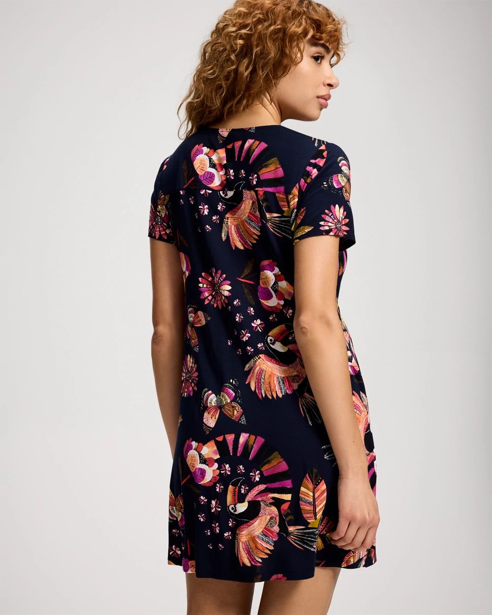 Cool Nights Short Sleeve Scoop Neck Sleepshirt