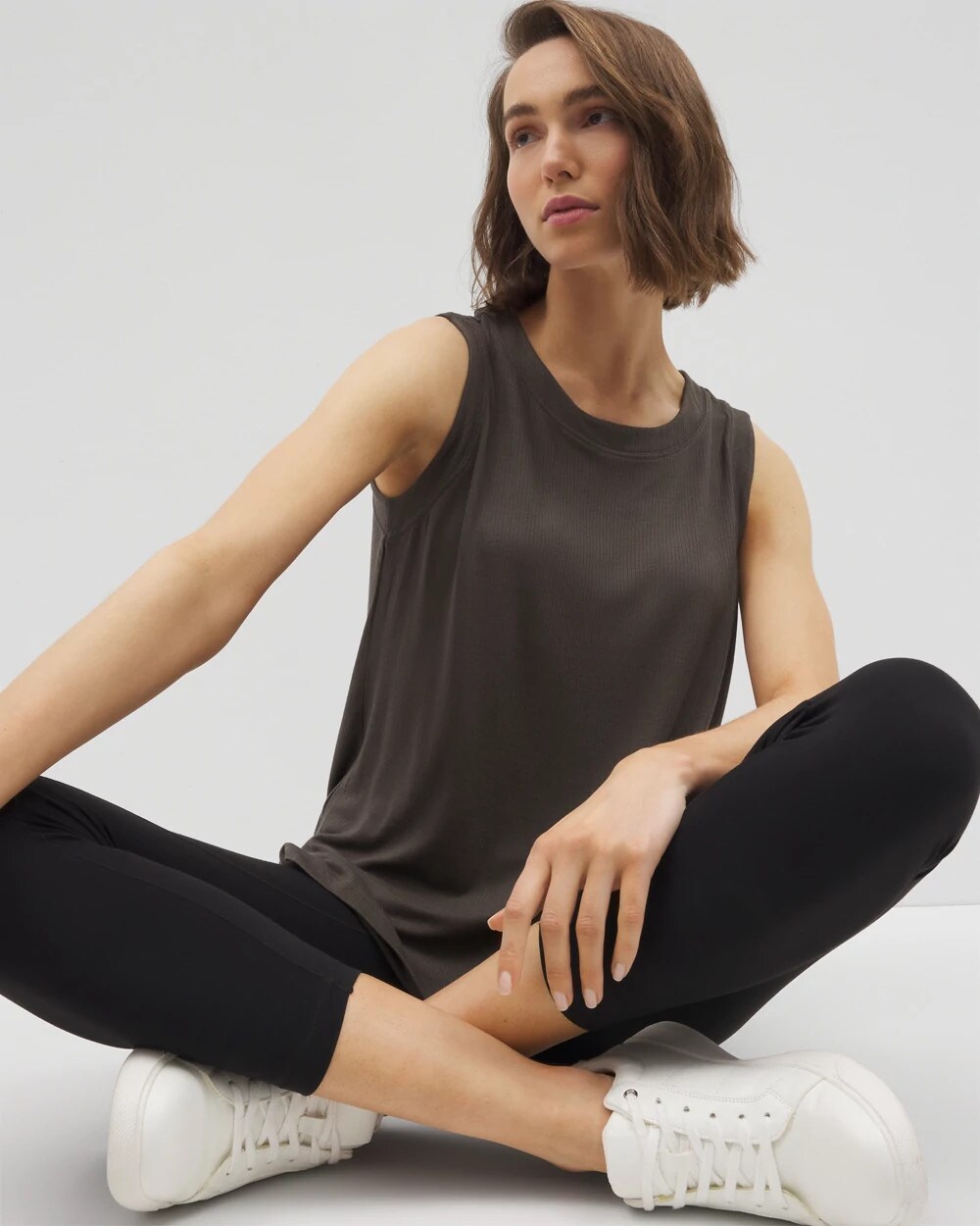 Rib Knit Sleeveless Top