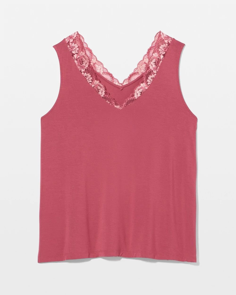 Romantic Lace Pajama Tank Top click to view larger image.