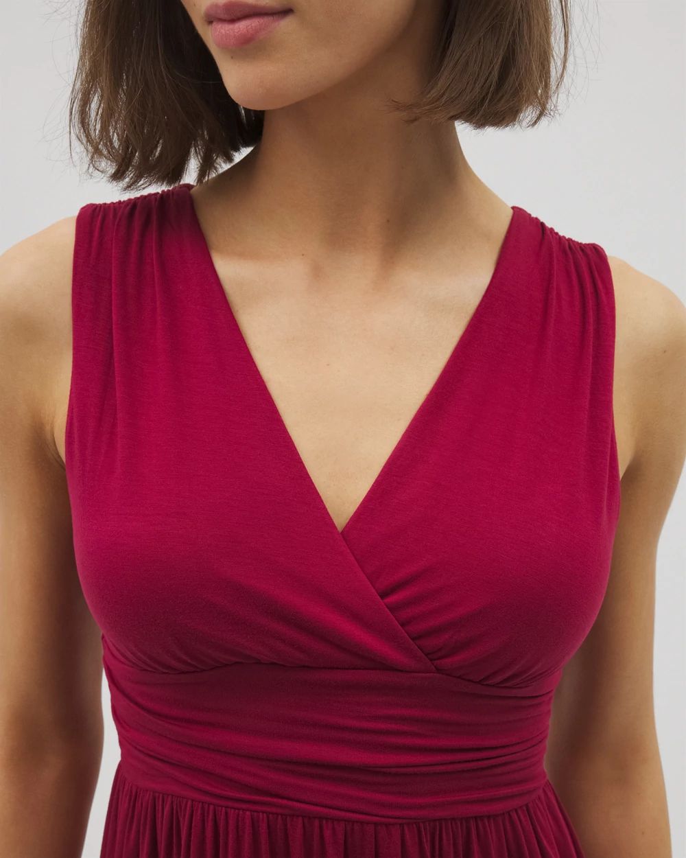 Soft Jersey Goddess Midi Bra Dress
