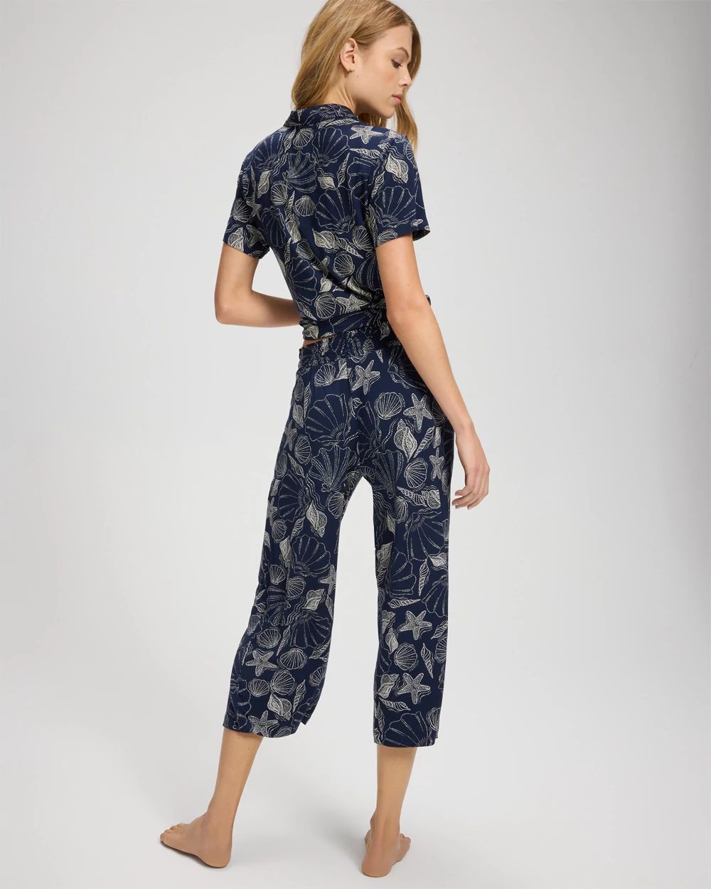 Cool Nights Cropped Pajama Pants