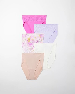 High-Leg Panty Lace 5 Pack