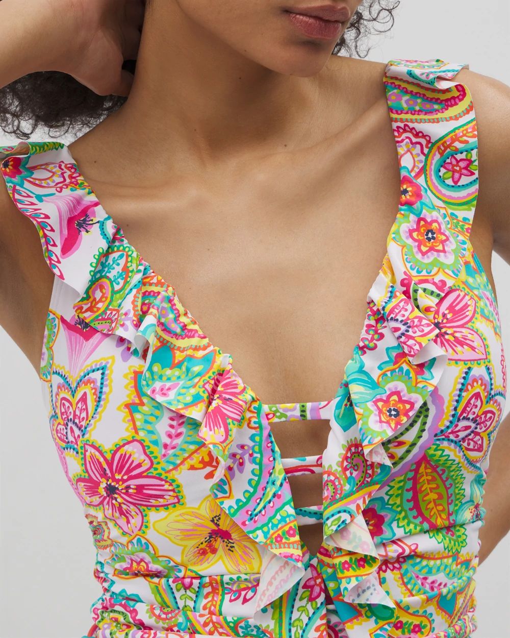 Bleu Rod Beattie All Set for Summer Ruffle Tankini