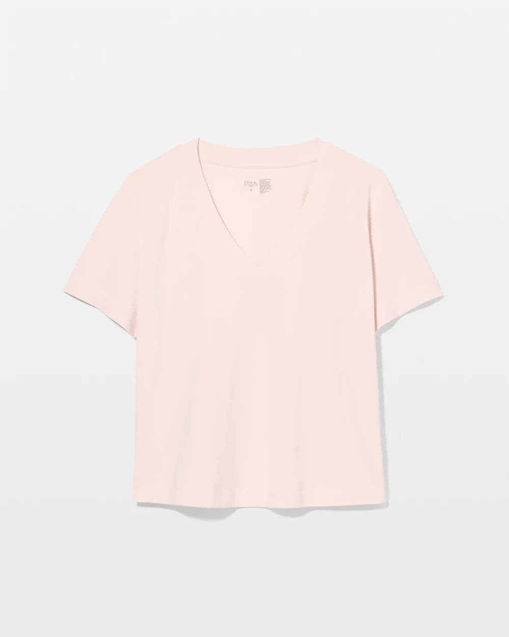 Relaxed V-Neck Short Sleeve Pajama Tee click to view larger image.