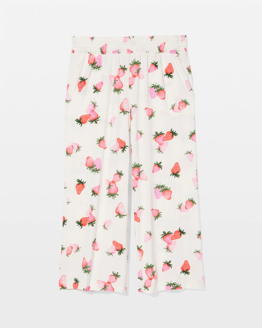 Cropped Pajama Pants click to view larger image.