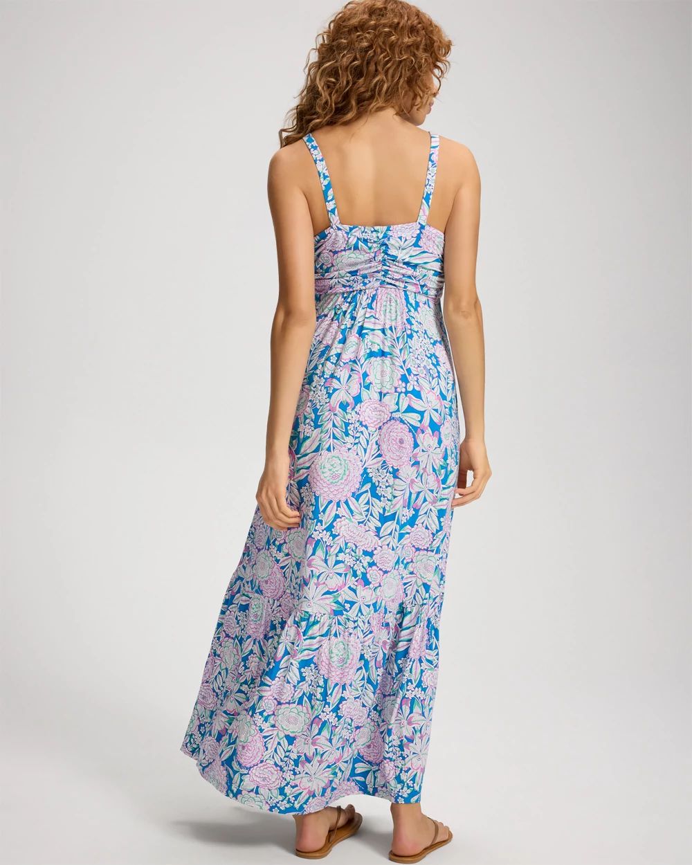 Soft Jersey Tiered Maxi Bra Dress