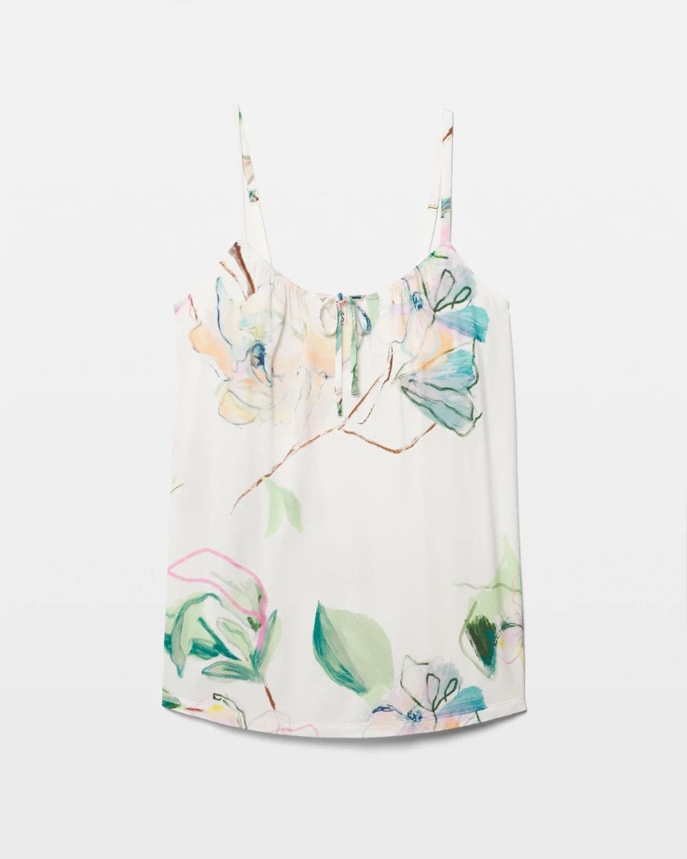 Cool Nights Tie-Front Pajama Cami
