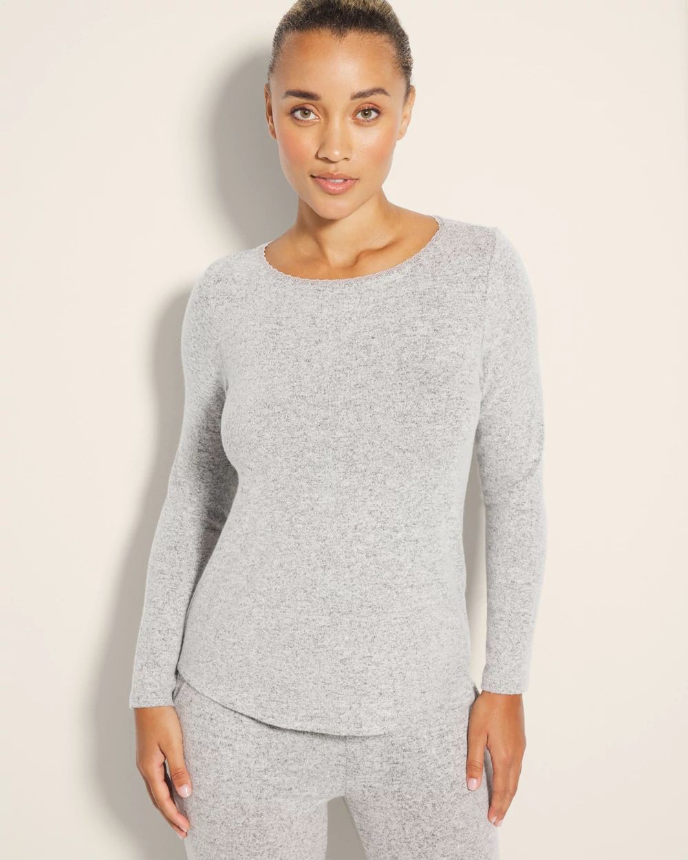 Cozyluxe Long-Sleeve Pajama Top