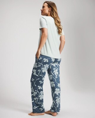 Short Sleeve + Pant Pajama Set click to view larger image.