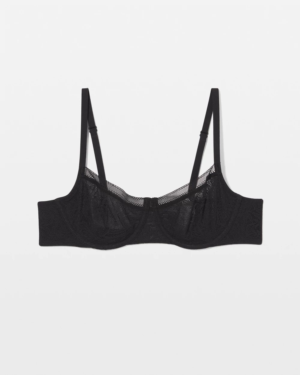Soma Unlined Balconette Bra with Stretch Lace click to view larger image.