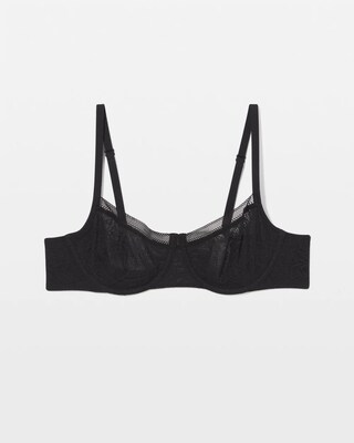 Soma Unlined Balconette Bra with Stretch Lace click to view larger image.