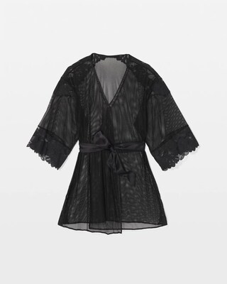 Robe with Mesh and Lace click to view larger image.