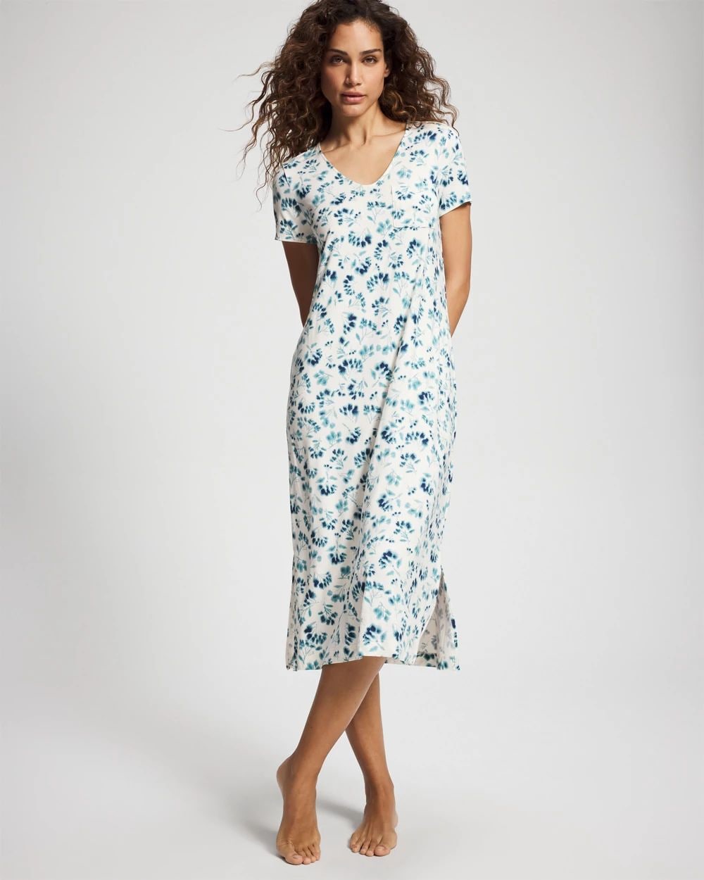 Cool Nights Short Sleeve Long Sleepshirt