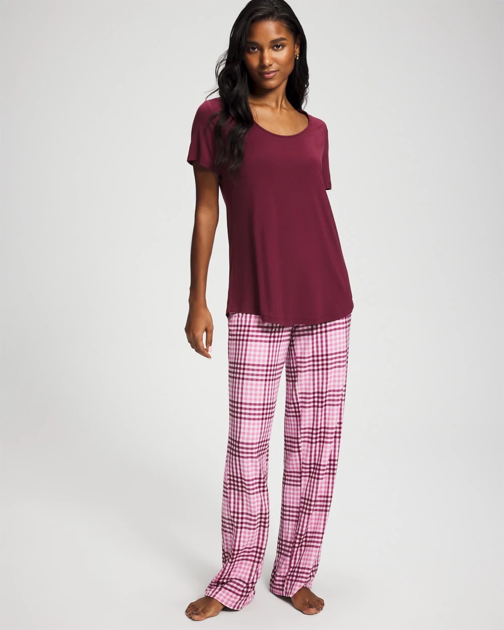 Packaged Short-Sleeve Pant Pajama Set
