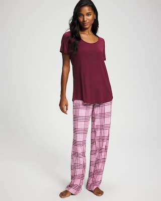 Packaged Short-Sleeve Pant Pajama Set
