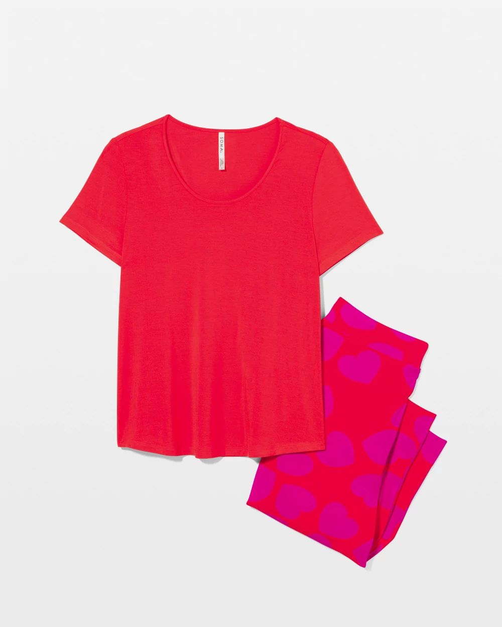 Cool Nights Short Sleeve Pant Pajama Set