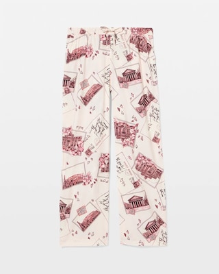 Side Slit Pajama Pants click to view larger image.