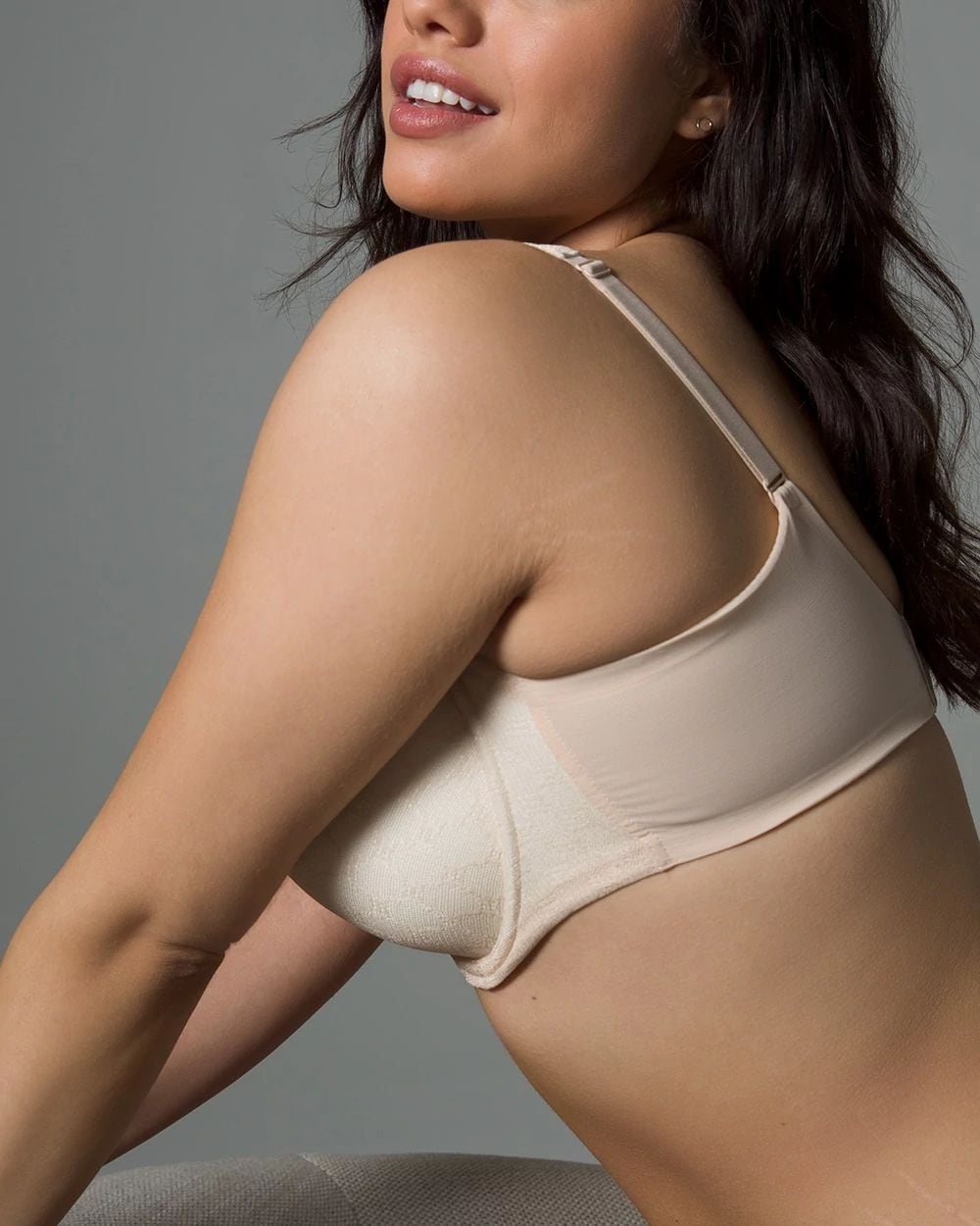 Stunning Support Full Coverage Bra with Geo Lace