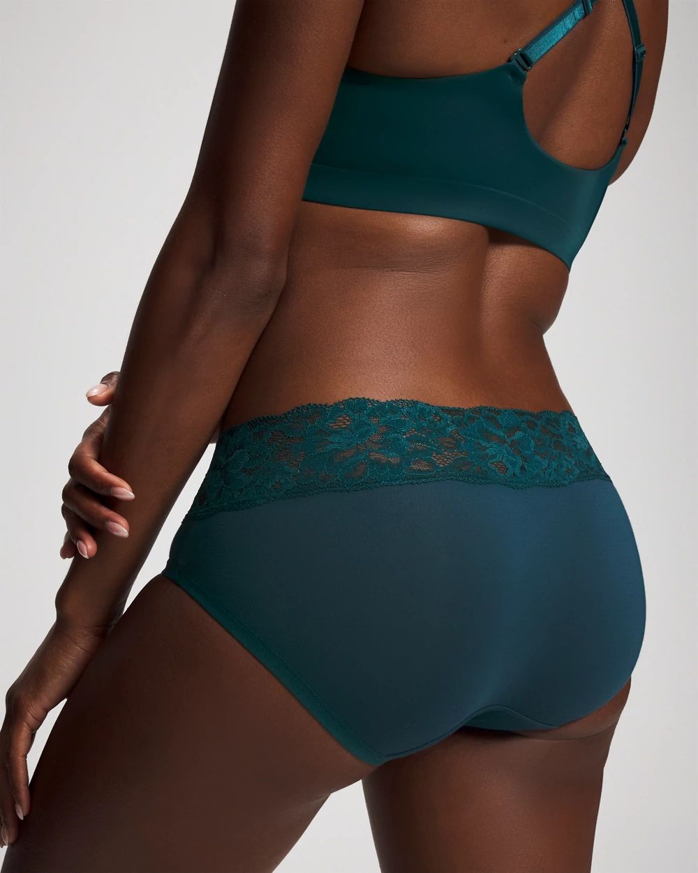 Hipster Panty with Super Soft Signature Lace click to view larger image.