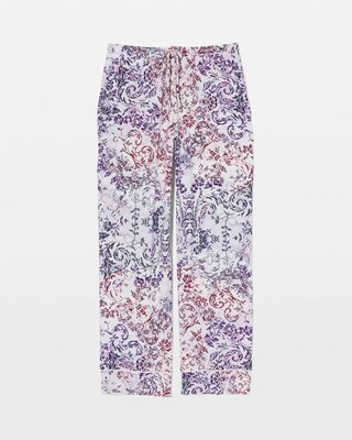 Printed Pajama Pants click to view larger image.