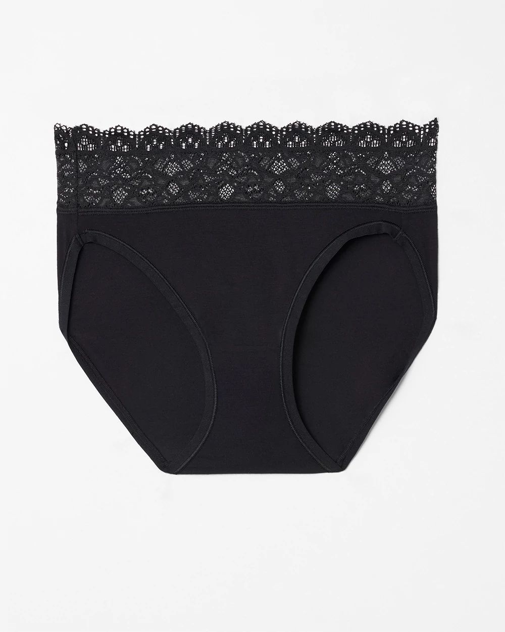 High-Leg Panty with Enchanting Lace click to view larger image.