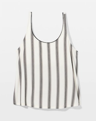 Pajama Tank With Piping click to view larger image.