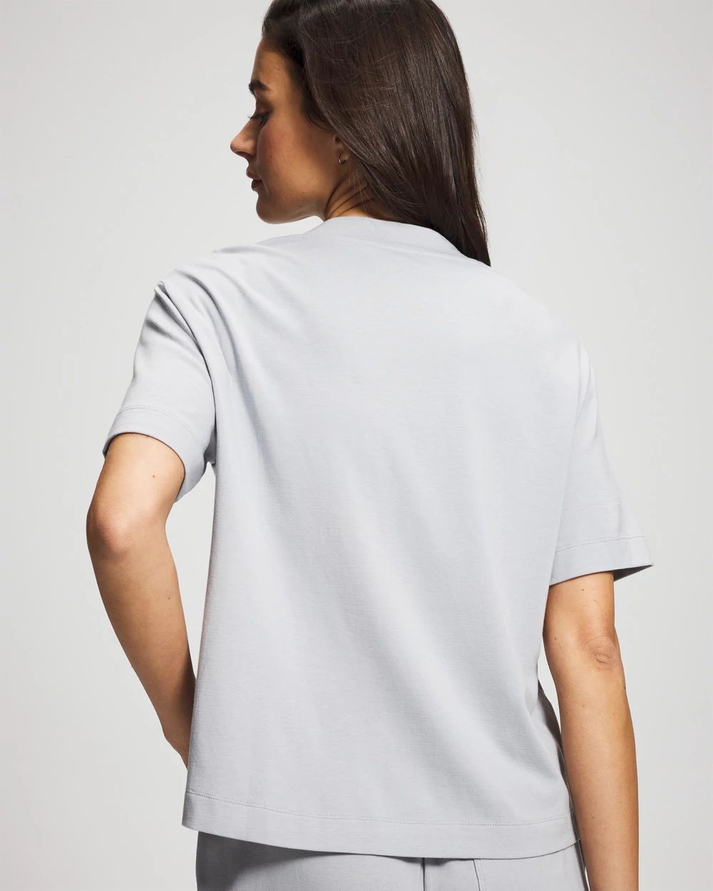 Button-Front Pajama Tee click to view larger image.