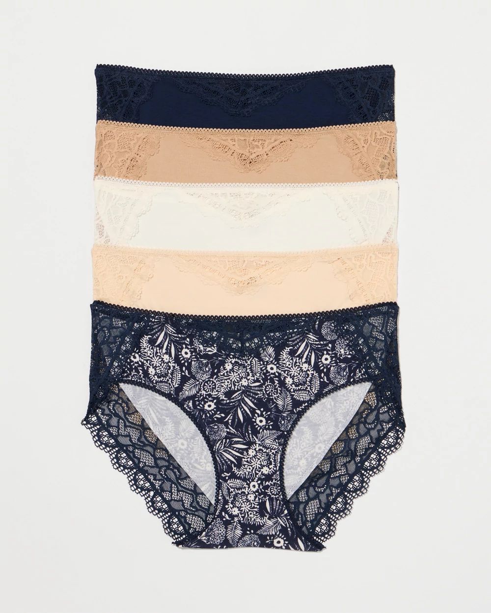 Lace Hipster 5 Pack