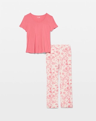 Packaged Short-Sleeve Pant Pajama Set click to view larger image.