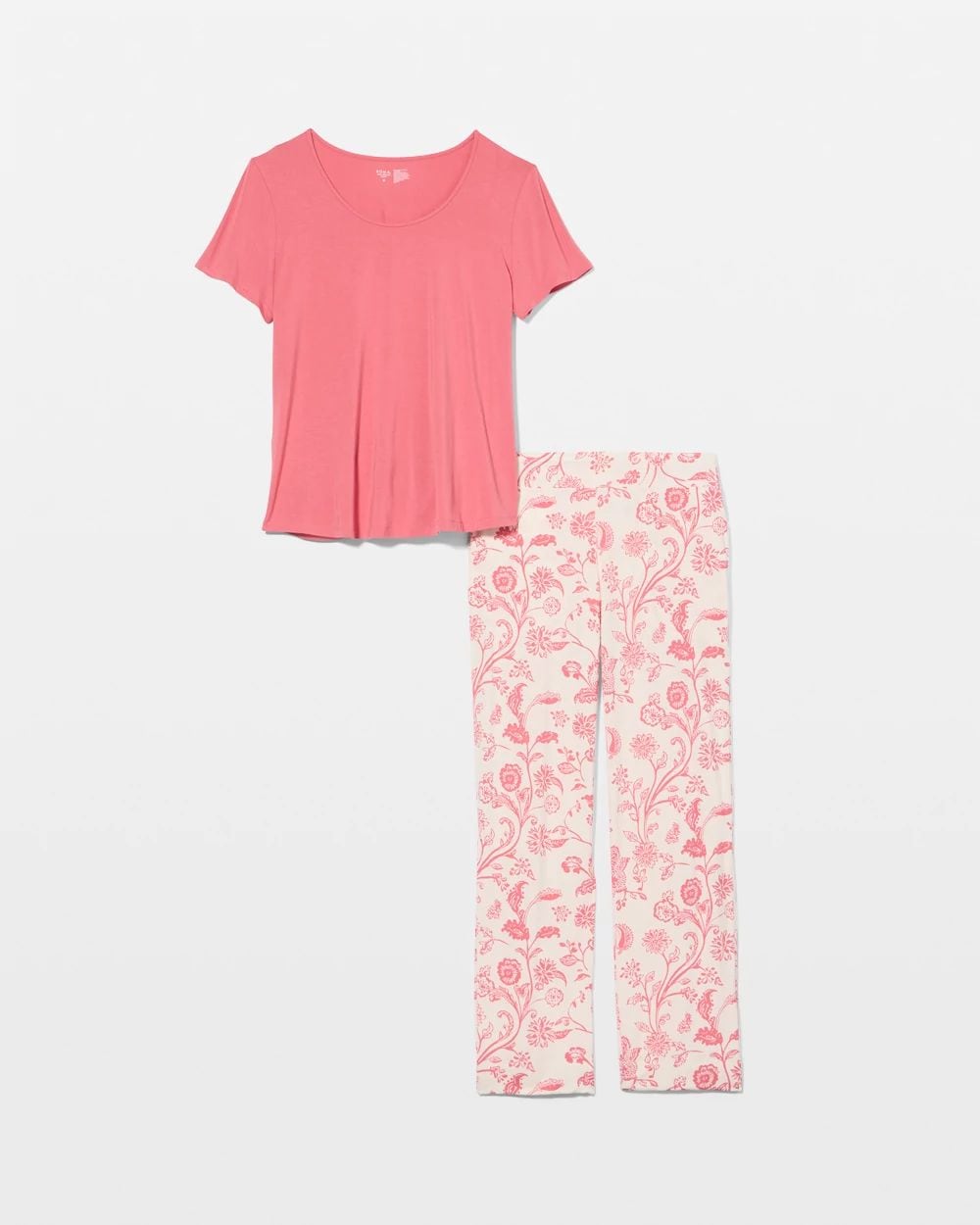 Packaged Short-Sleeve Pant Pajama Set click to view larger image.