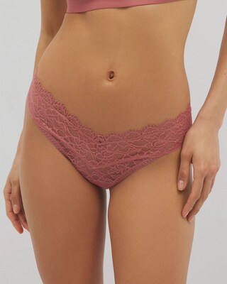 Thong Panty with Enchanting Lace