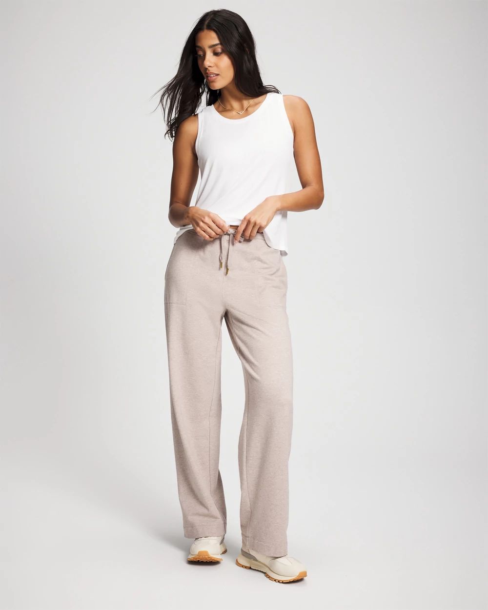 Essential Terry Straight Leg Pants