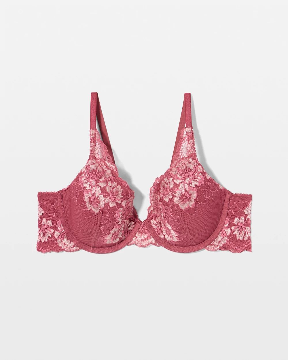 Romantic Lace Lightly Lined Perfect Coverage Bra click to view larger image.