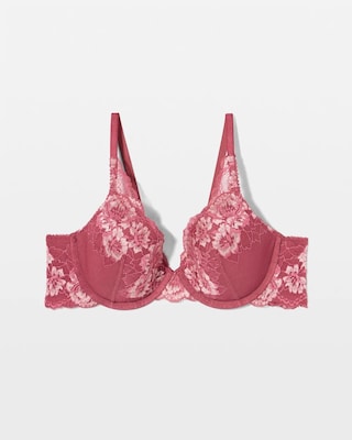 Romantic Lace Lightly Lined Perfect Coverage Bra click to view larger image.