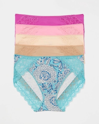 Lace High-Leg 5 Pack