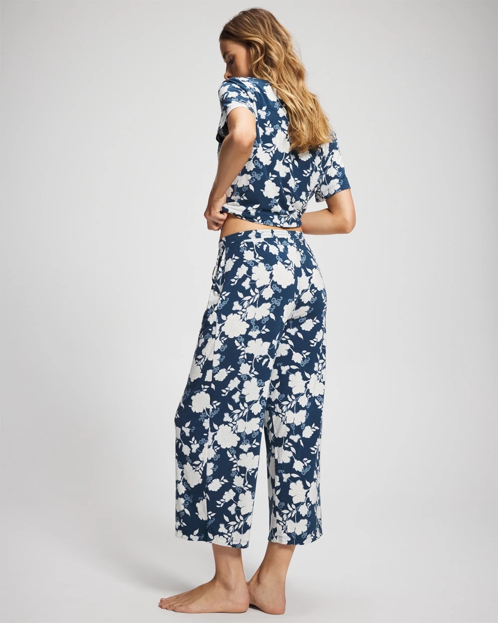 Cropped Pajama Pants