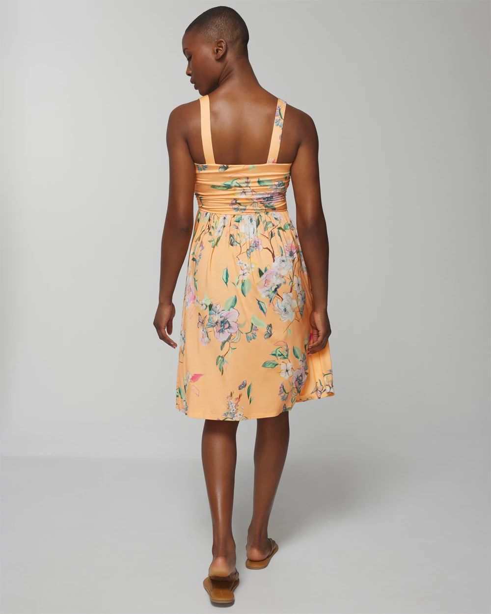 Soft Jersey Rouched Short Bra Dress