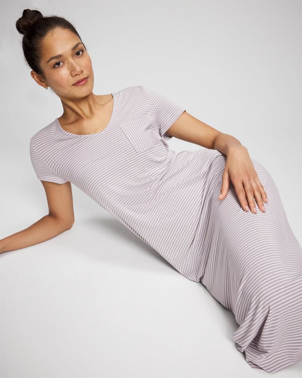 Cool Nights Short Sleeve Long Sleepshirt