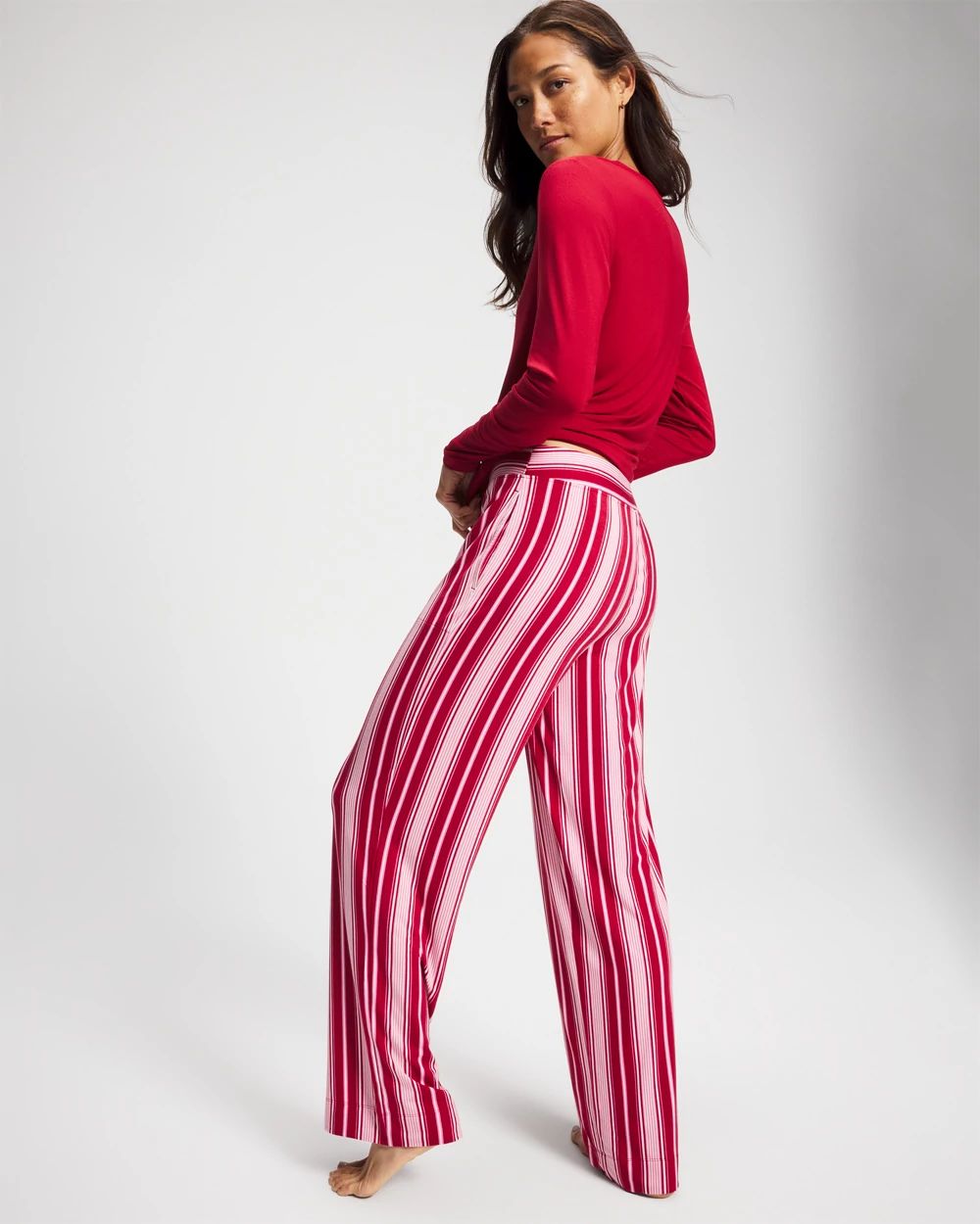 Cool Nights Packaged Long-Sleeve Pant Pajama Set