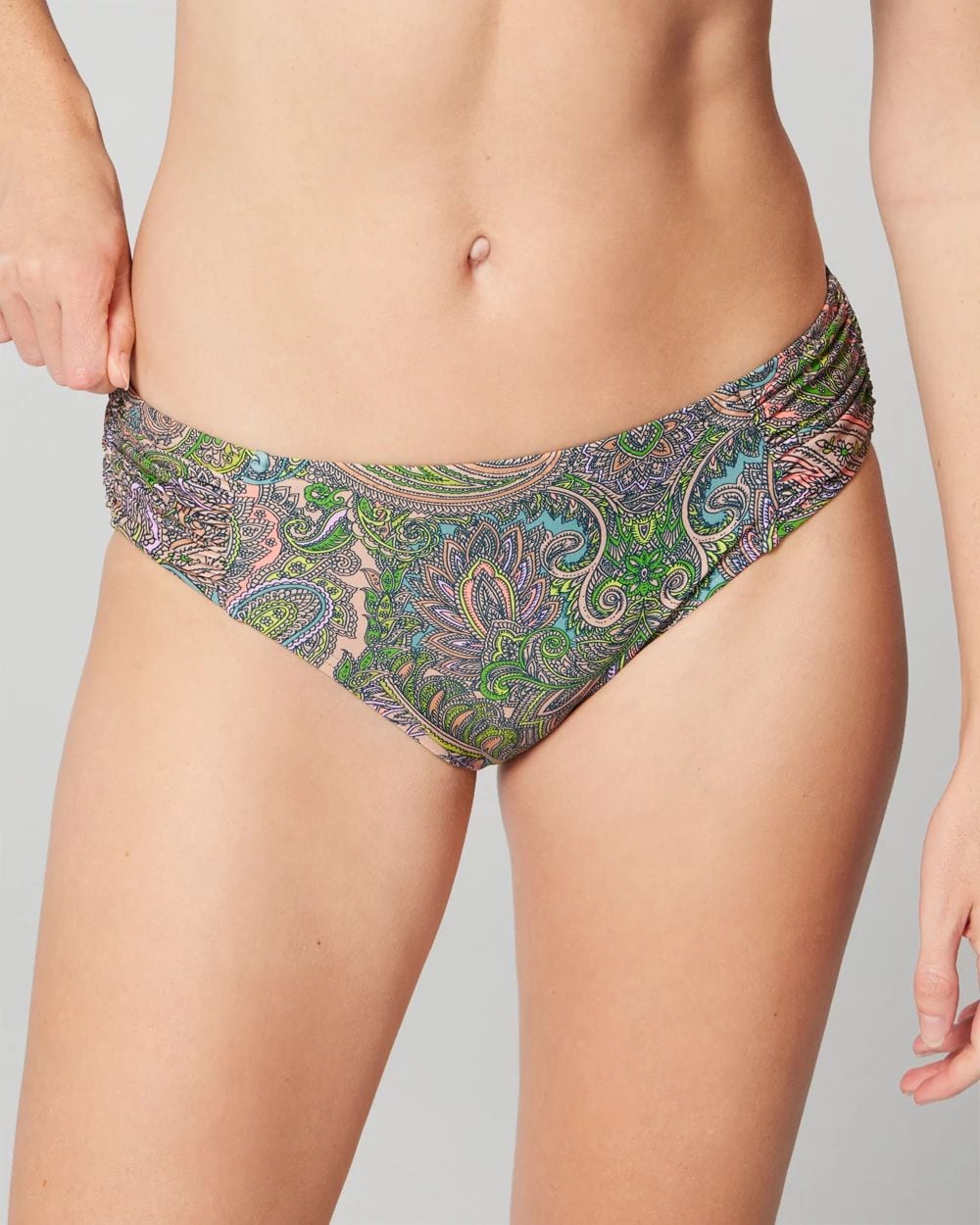 Ruched Bikini Bottom click to view larger image.