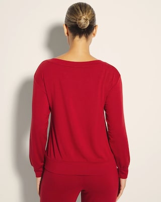 Long-Sleeve Pajama Top click to view larger image.