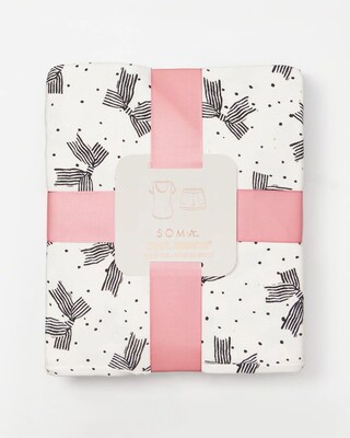 Packaged Short-Sleeve Short Pajama Set click to view larger image.