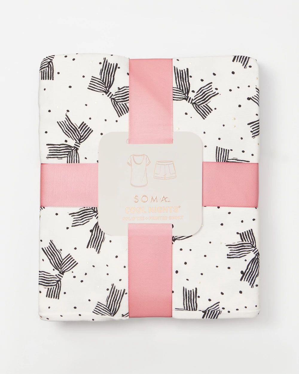Cool Nights Packaged Short-Sleeve Short Pajama Set
