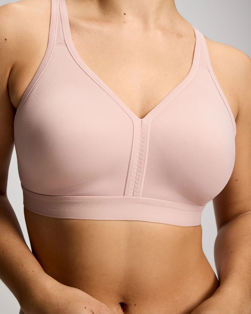 Wireless Unlined Full Coverage Bra click to view larger image.