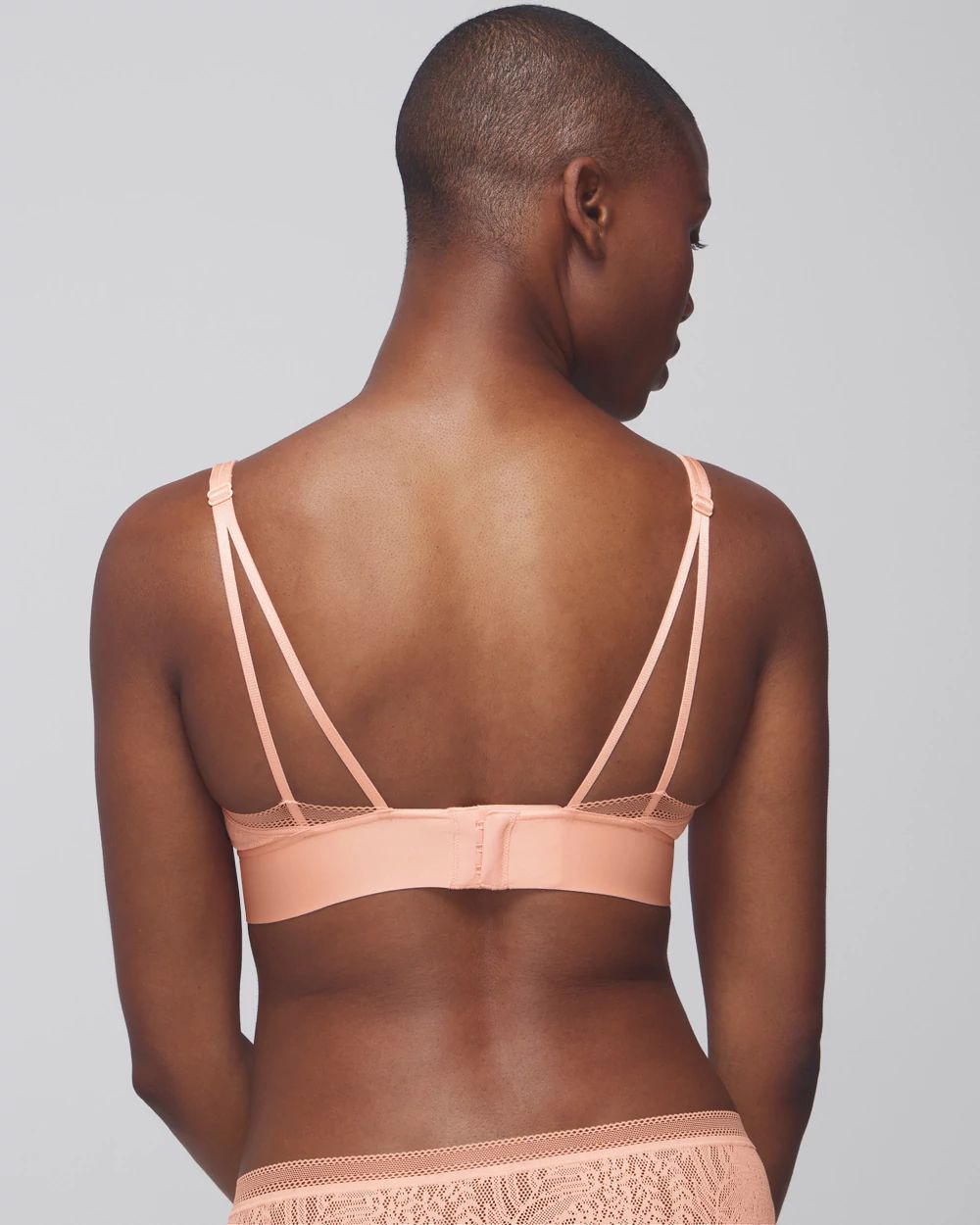 Triangle Bralette with Lace click to view larger image.