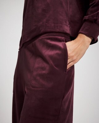 Velour Straight Leg Pants click to view larger image.