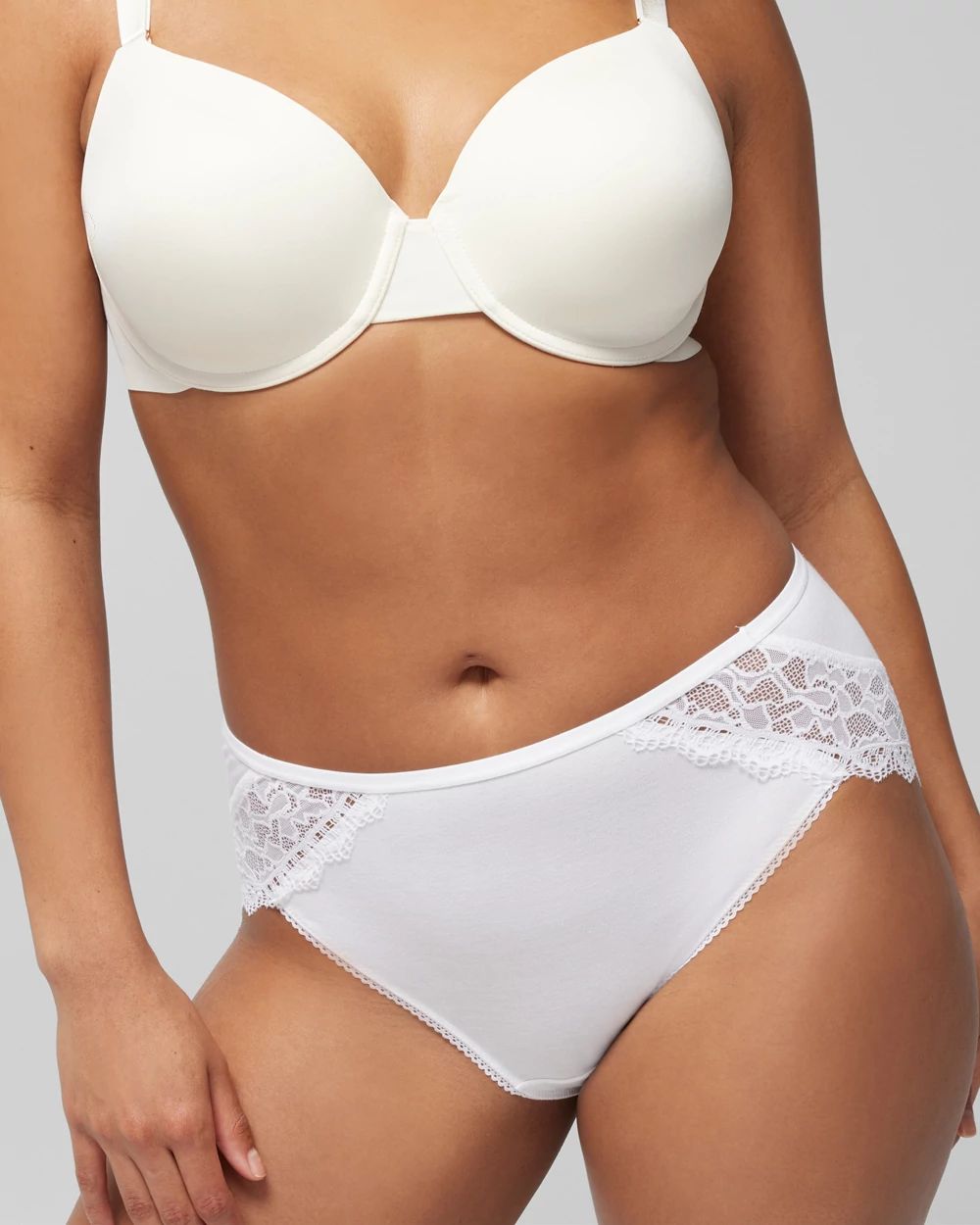 Embraceable High-Leg Panty with Enchanting Lace